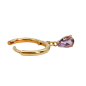 Preview: Bernardes Ohrringe, Amethyst, gold, detail